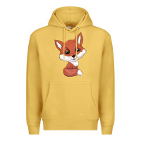 Antique Gold fox Premium Hoodie - texasbilliewilder
