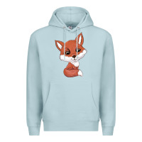Blue Mist fox Premium Hoodie - texasbilliewilder