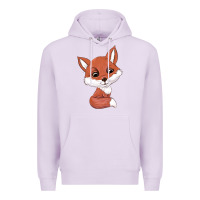 Lilac fox Premium Hoodie - texasbilliewilder