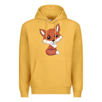 Mustard fox Premium Hoodie - texasbilliewilder