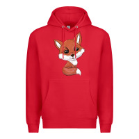 Red fox Premium Hoodie - texasbilliewilder