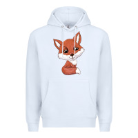 White fox Premium Hoodie - texasbilliewilder