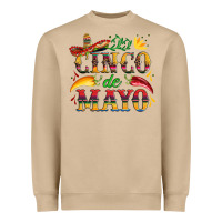 Mushroom cinco de mayo with pepper and sombrero Heavyweight Sweatshirt - Artiststas