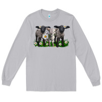Moon Dust baby sheeps with daisies Long Sleeve Tee - LillyAllenDesigns