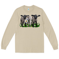 Mushroom baby sheeps with daisies Long Sleeve Tee - LillyAllenDesigns