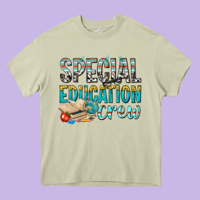 Special Education Crew Heavy Core Tee Designed By Texasbilliewilder