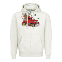 Christmas Truck Zipper Hoodie | Teevron