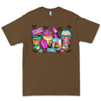 Cacao eyelash coffee cups Premium Tee - Zillion Design Studio