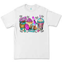 White eyelash coffee cups Premium Tee - Zillion Design Studio