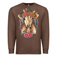 Chestnut flower cow Premium Sweatshirt - Jasminsmagicworld