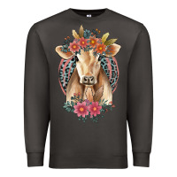Smoke flower cow Premium Sweatshirt - Jasminsmagicworld