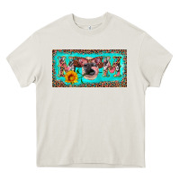 Cream mom heifer license plate Heavy Core Tee - Artiststas