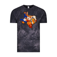 Cloud Black texas map fall Vintage Tee - JahusDesignShop