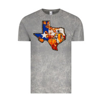 Cloud Rock texas map fall Vintage Tee - JahusDesignShop