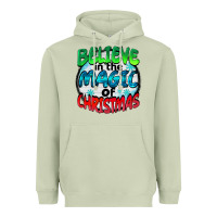 Matcha believe in the magic of christmas Heavyweight Hoodie - BarkalooDesign