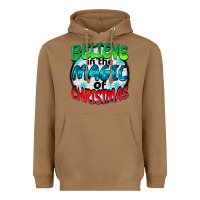Toasted Coconut believe in the magic of christmas Heavyweight Hoodie - BarkalooDesign