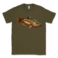 Army Green brown trout Classic Tee - LillyAllenDesigns