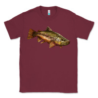 Burgundy brown trout Classic Tee - LillyAllenDesigns