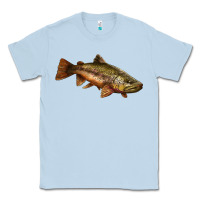 Dusty Blue brown trout Classic Tee - LillyAllenDesigns