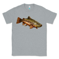 Heather Grey brown trout Classic Tee - LillyAllenDesigns