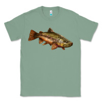 Sage brown trout Classic Tee - LillyAllenDesigns