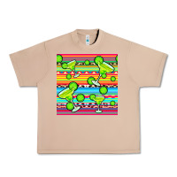 Burro margarita serape seamless pattern Urban Heavy Tee - BundleAndBundleShop