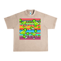 French Oak margarita serape seamless pattern Urban Heavy Tee - BundleAndBundleShop
