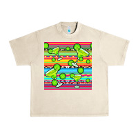 Sandshell margarita serape seamless pattern Urban Heavy Tee - BundleAndBundleShop