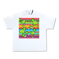White margarita serape seamless pattern Urban Heavy Tee - BundleAndBundleShop