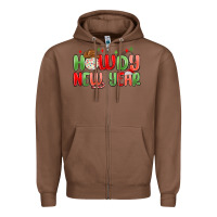 Chestnut howdy new year Zipper Hoodie - MaliasSmallBusiness