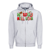 Heather Grey howdy new year Zipper Hoodie - MaliasSmallBusiness