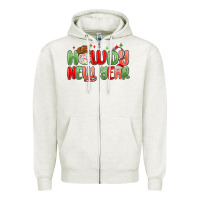 Oatmeal Heather howdy new year Zipper Hoodie - MaliasSmallBusiness