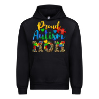 Black proud autism mom Urban Hoodie - CowGirlArtShop