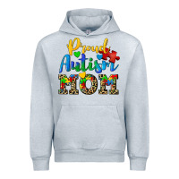 Heather Grey proud autism mom Urban Hoodie - CowGirlArtShop