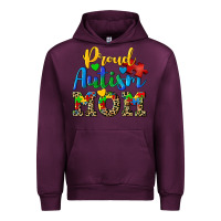 Mauve Wine proud autism mom Urban Hoodie - CowGirlArtShop