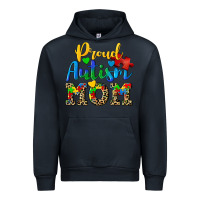 Navy proud autism mom Urban Hoodie - CowGirlArtShop