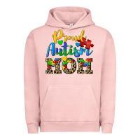 Pigment Salmon proud autism mom Urban Hoodie - CowGirlArtShop