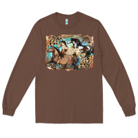 Chestnut 3 western horses running free Long Sleeve Tee - LillyAllenDesigns
