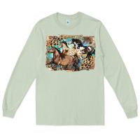 Matcha 3 western horses running free Long Sleeve Tee - LillyAllenDesigns