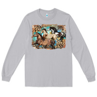 Moon Dust 3 western horses running free Long Sleeve Tee - LillyAllenDesigns
