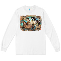 White 3 western horses running free Long Sleeve Tee - LillyAllenDesigns