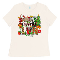 Bone santa's favorite lvn Ladies Tee - Zillion Design Studio