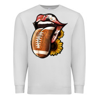 Dove Grey football Premium Sweatshirt - Jasminsmagicworld