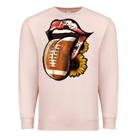 Pale Pink football Premium Sweatshirt - Jasminsmagicworld