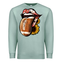 Seafoam football Premium Sweatshirt - Jasminsmagicworld