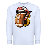 White football Premium Sweatshirt - Jasminsmagicworld