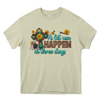 Mossy a lot can happen in three days Heavy Core Tee - Zillion Design Studio