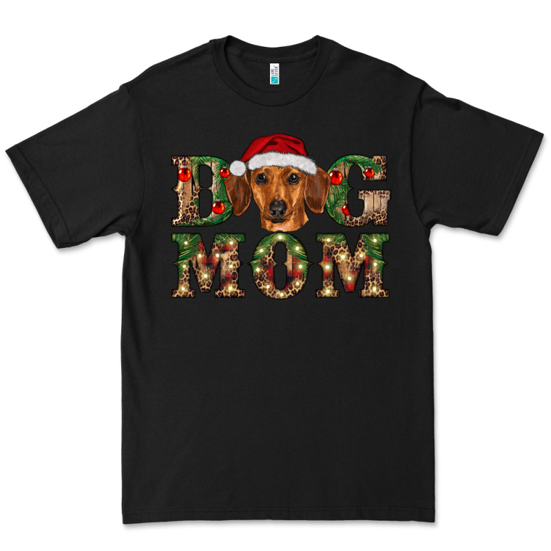 Christmas Dog Mom Dachshund Premium Tee by RanaPortraitStore | Teevron
