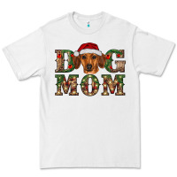 White christmas dog mom dachshund Premium Tee - RanaPortraitStore