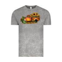 Cloud Rock sunflower truck Vintage Tee - JahusDesignShop